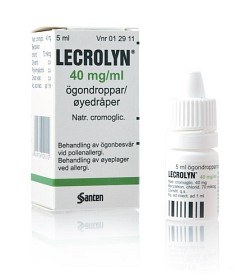 Bild på Lecrolyn ögondroppar 40 mg/ml 5 ml