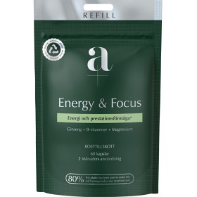 Bild på A+ Energy & Focus 60 kapslar Refill