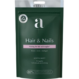 Bild på A+ Hair & Nails 90 kapslar Refill