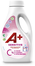 Bild på A+ Sensitive Colour Flytande tvättmedel 880 ml