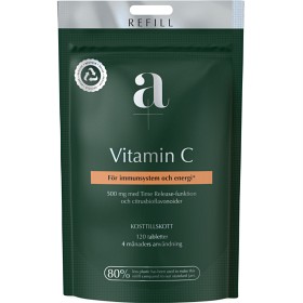 Bild på A+ Vitamin C  120 tabletter Refill