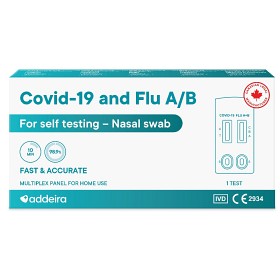 Bild på Addeira 2-i-1 Influensa A/B + Covid-19 antigentest