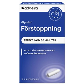 Bild på Addeira Glycelax Förstoppning 12 suppositorier