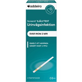 Bild på Addeira Screenit Självtest Urinvägsinfektion 3 st