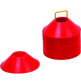 Bild på Akita Markeringskona Låg Röd, höjd 19x6cm