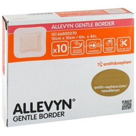 Bild på Allevyn Gentle Border, polyuretanskumförband 10 x 10 cm 10 st