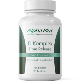 Bild på Alpha Plus B-komplex Time Release 90 tabletter