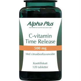Bild på Alpha Plus C-vitamin Time Release 500 mg 120 tabletter