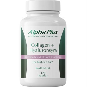 Bild på Alpha Plus Collagen + Hyaluronsyra 120 kapslar