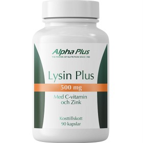 Bild på Alpha Plus Lysin Plus 500 mg 90 kapslar