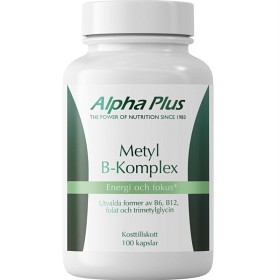 Bild på Alpha Plus Metyl B-komplex 100 kapslar