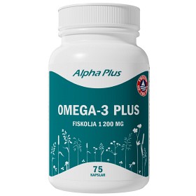 Bild på Alpha Plus Omega-3 Plus 75 kapslar