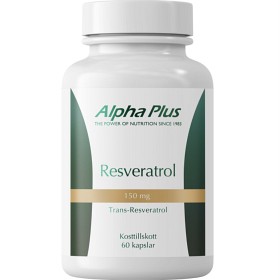 Bild på Alpha Plus Resveratrol 60 kapslar