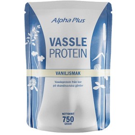 Bild på Alpha Plus Vassleprotein vaniljsmak 750 g