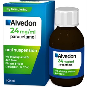 Bild på Alvedon, oral suspension 24 mg/ml 100 ml