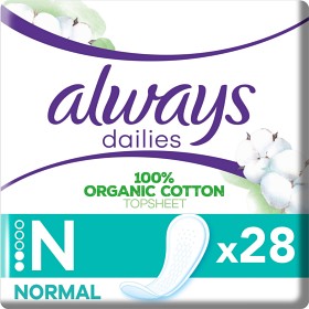Bild på Always Cotton Normal Liner 28 st