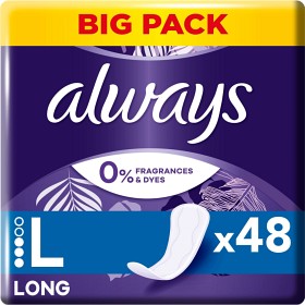 Bild på Always Daily Protect Long trosskydd doftfri 48 st