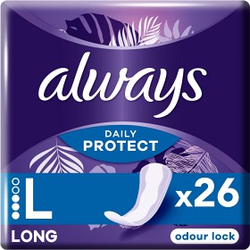 Bild på Always Daily Protect Long trosskydd luktkontroll 26 st