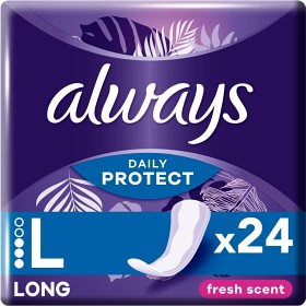Bild på Always Daily Protect Long trosskydd med doft 24 st