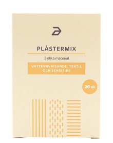 Bild på Apotea Plåstermix 26 st (Vattenavvisande & textil & sensitive)