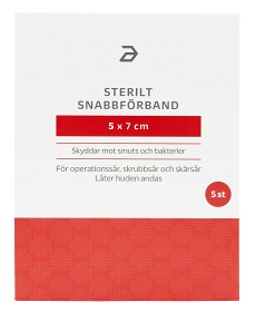 Bild på Apotea Sterilt snabbförband 5x7 cm 5 st