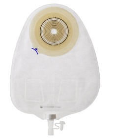 Bild på Assura 1-dels urostomipåse tömbar häftp. Midi klar, hål 10-55 mm, uppklippbar 20 st