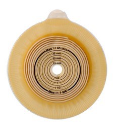 Bild på Assura 2-dels platta med ring och bältesöron Konvex ring 50 mm hål 15-33 mm 4 st