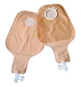 Bild på Assura 2-dels Magnum tömbar påse med backventil, beige, ringdiameter 40 mm 10 st