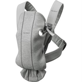 Bild på BabyBjörn Bärsele Mini, 3D-jersey, Ljusgrå