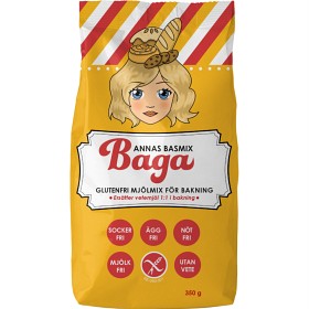 Bild på Baga Annas Basmix Glutenfri Mjölmix 350 g