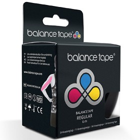 Bild på Balance Tape kinesiologitejp Svart 5 cm x 6 m