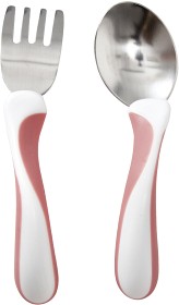 Bild på Bambino My first! Gaffel & Sked Cerise