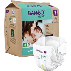 Bild på Bambo Nature Barnblöjor stl 1 (2-4 kg) 22 st