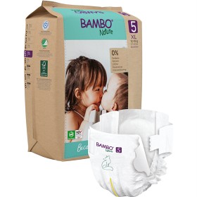 Bild på Bambo Nature Barnblöjor stl 5 (12-18 kg) 22 st