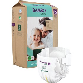 Bild på Bambo Nature Barnblöjor stl 6 (16+ kg) 20 st