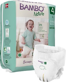 Bild på Bambo Nature Pants, storlek 4 (7-14 kg) 20 st