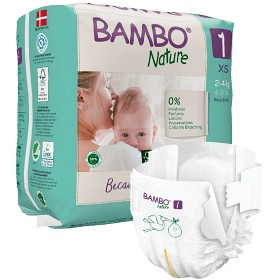 Bild på Bambo Nature storlek 1 (2-4 kg) 22 st