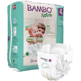 Bild på Bambo Nature storlek 4 (7-14 kg) 24 st