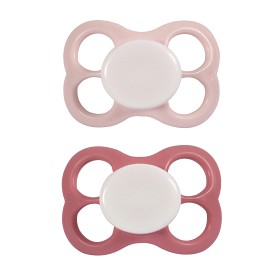 Bild på Barnets Favorit Luftnappar Silikon 6+ månader, Rosa/Ljusrosa 2 st