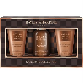 Bild på Baylis & Harding Men`s Black Pepper & Ginseng Travel Trio Gift Set 200 ml