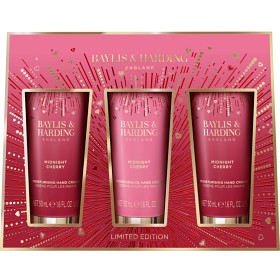 Bild på Baylis & Harding Midnight Cherry Hand Cream Trio Gift Set 150 ml
