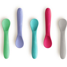 Bild på bblüv Antiglid sked 5-pack Rosa