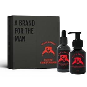 Bild på Beard Monkey Beard Kit Giftset Oil & Shampoo, Orange Cinnamon