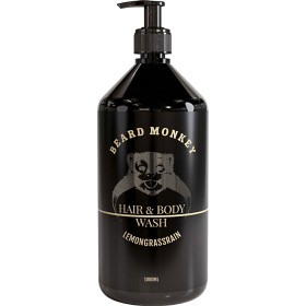 Bild på Beard Monkey Hair & Body Wash Lemongrass 1000 ml