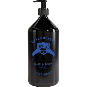 Bild på Beard Monkey Hair & Body Wash Mint & Raspberry 1000 ml