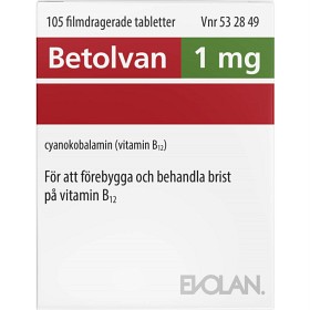 Bild på Betolvan, filmdragerad tablett 1 mg 105 st