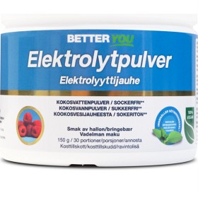 Bild på Better You Elektrolytpulver Hallon 150 g