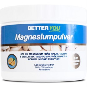 Bild på Better You Magnesiumpulver Citron 200 g