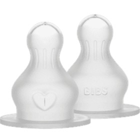 Bild på BIBS Baby Bottle Nipple Round Silicone Medium Flow 2-pack