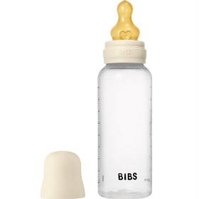 Bild på BIBS Baby Bottle Round Latex 270 ml Medium Flow Ivory